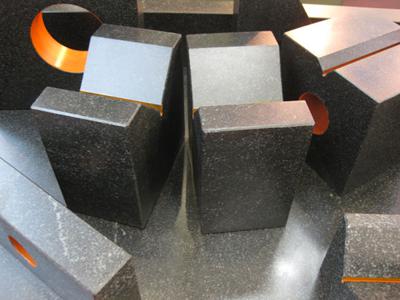 V-Block aus Granit